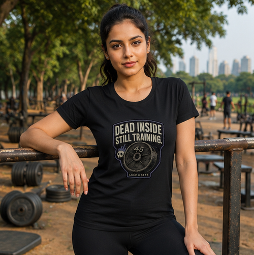 LUCE & SETE GPT mockup 1 - Dead Inside Still Training Classic Graphic T-Shirt for Women | Motivational Fitness Streetwear - 101_9392650092781_womens-classic-t-shirt-78_NO_EXCUSES_GRID_20260607_092728_01_row1_col1.png