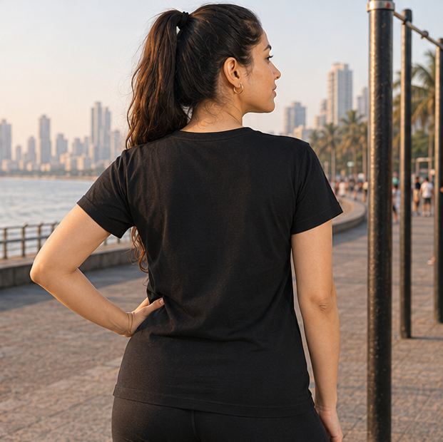LUCE & SETE GPT mockup 1 - Strong Body Questionable Decisions Classic Graphic T-Shirt for Men & Women | Fitness Attitude Streetwear - 101_9392650289389_womens-classic-t-shirt-82_NO_EXCUSES_GRID_20260607_093748_04_row2_col2.png