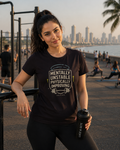 LUCE & SETE GPT mockup 1 - Mentally Unstable Physically Improving Classic Graphic T-Shirt for Women | Fitness Motivation Streetwear - 101_9392650322157_womens-classic-t-shirt-83_NO_EXCUSES_front_HERO_20260607_094159.png
