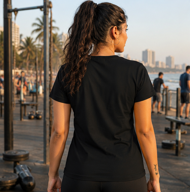 LUCE & SETE GPT mockup 1 - Gym Is My Exit Strategy Classic Graphic T-Shirt for Women | Discipline Streetwear - 101_9392650682605_womens-classic-t-shirt-85_NO_EXCUSES_GRID_20260607_094538_03_row2_col1.png