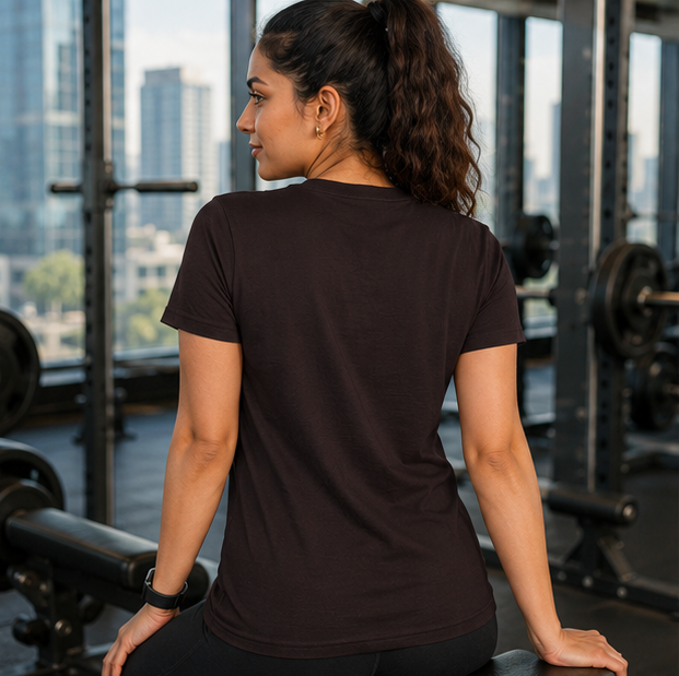 LUCE & SETE GPT mockup 1 - Pretending to Enjoy Leg Day Classic Graphic T-Shirt for Women | Fitness Humor Streetwear - 101_9392650944749_womens-classic-t-shirt-88_NO_EXCUSES_GRID_20260607_095321_03_row2_col1.png