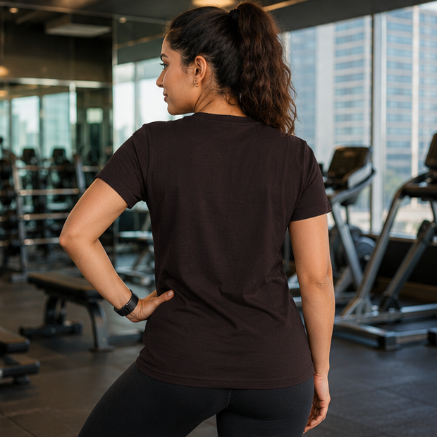 LUCE & SETE GPT mockup 1 - Pretending to Enjoy Leg Day Classic Graphic T-Shirt for Women | Fitness Humor Streetwear - 101_9392650944749_womens-classic-t-shirt-88_NO_EXCUSES_GRID_20260607_095321_04_row2_col2.png