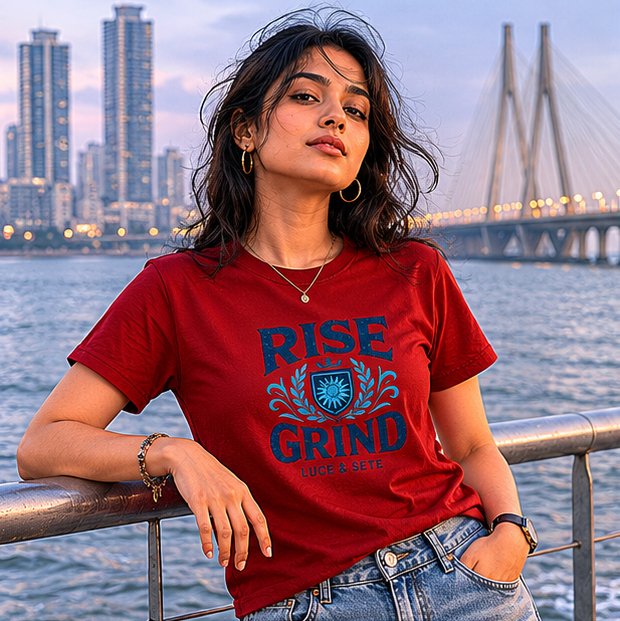 LUCE & SETE GPT mockup 1 - Rise Grind Motivational Graphic T-Shirt for Men & Women | Hustle Streetwear - 265_9389895680237_unisex-stretch-t-shirt-170_BUILD_DIFF_GRID_20260602_193020_01_row1_col1.png