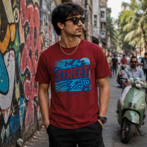 LUCE & SETE GPT mockup 1 - Street Urban Graphic T-Shirt for Men & Women | Bold Streetwear Statement - 265_9389895942381_unisex-stretch-t-shirt-172_BUILD_DIFF_GRID_20260602_193925_02_row1_col2.png