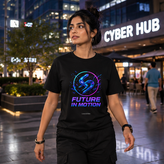 LUCE & SETE GPT mockup 1 - Future in Motion Graphic T-Shirt for Men & Women | Futuristic Streetwear - 267_9389895188717_unisex-stretch-t-shirt-167_BUILD_DIFF_GRID_20260602_194217_01_row1_col1.png