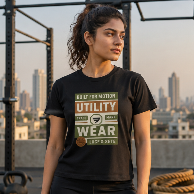 LUCE & SETE GPT mockup 1 - Built for Motion Utility Graphic T-Shirt for Men & Women | Functional Streetwear - 270_9388265603309_unisex-stretch-t-shirt-127_BUILD_DIFF_GRID_20260601_204900_01_row1_col1.png