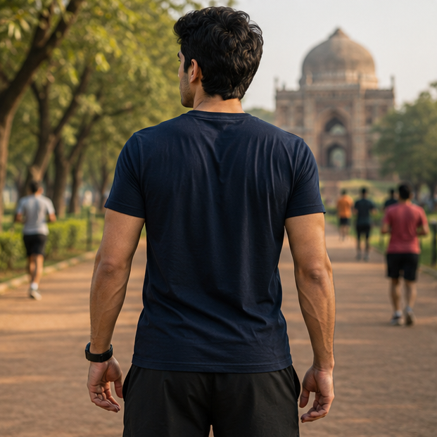 LUCE & SETE GPT mockup 1 - Fitness Is Life Graphic T-Shirt for Men & Women | Motivational Fitness Streetwear - 272_9388320555245_unisex-stretch-t-shirt-141_NO_EXCUSES_GRID_20260601_210109_03_row2_col1.png