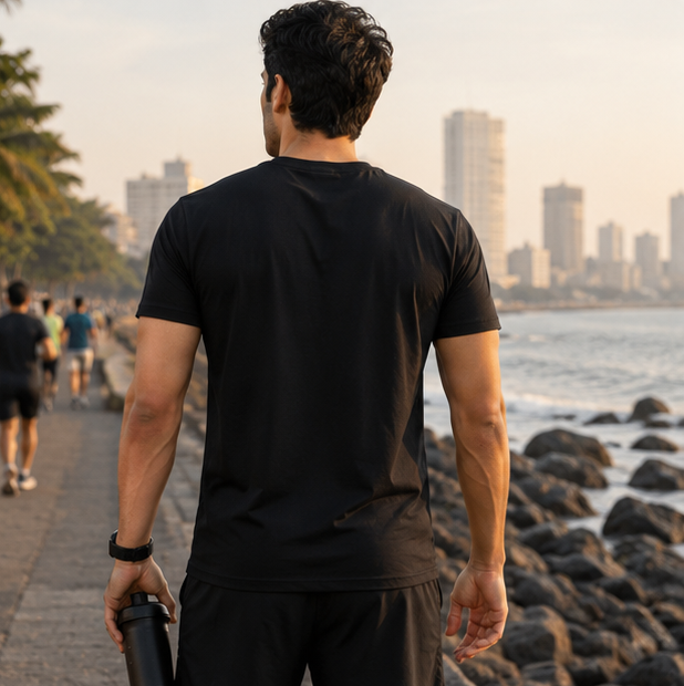 LUCE & SETE GPT mockup 1 - Fitness Is Life Graphic T-Shirt for Men & Women | Motivational Workout Streetwear - 274_9388319736045_unisex-stretch-t-shirt-139_NO_EXCUSES_GRID_20260601_210812_03_row2_col1.png