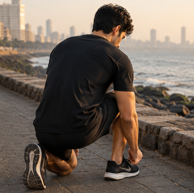 LUCE & SETE GPT mockup 1 - Fitness Is Life Graphic T-Shirt for Men & Women | Motivational Workout Streetwear - 274_9388319736045_unisex-stretch-t-shirt-139_NO_EXCUSES_GRID_20260601_210812_04_row2_col2.png