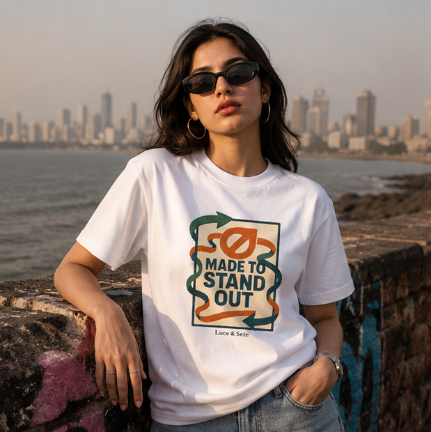 LUCE & SETE GPT mockup 1 - Made to Stand Out Graphic T-Shirt for Men & Women | Bold Streetwear Statement - 304_9388265439469_unisex-stretch-t-shirt-125_BUILD_DIFF_GRID_20260601_192916_01_row1_col1.png