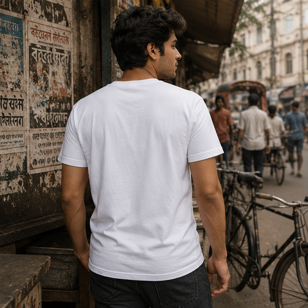 LUCE & SETE GPT mockup 1 - সবাইকে খুশি করা আমার কাজ নয় Graphic T-Shirt for Men & Women | Bengali Attitude Streetwear - 327_9388126372077_unisex-stretch-t-shirt-105_BENGALI_GRID_20260601_122345_04_row2_col2.png