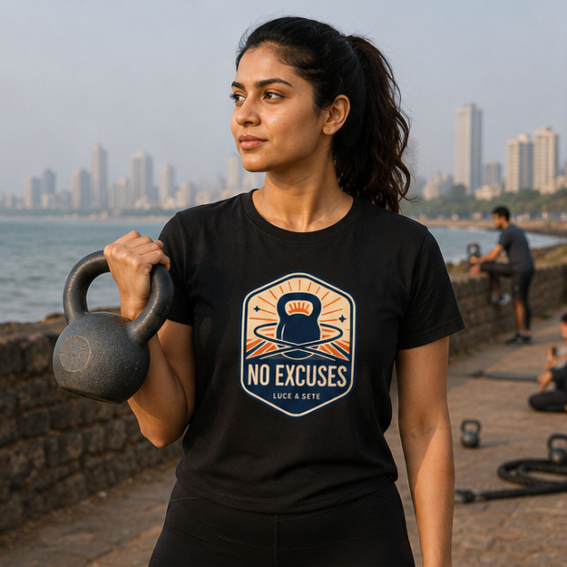 LUCE & SETE GPT mockup 1 - No Excuses Fitness Graphic T-Shirt for Men & Women | Motivational Streetwear - 400_9388311445741_unisex-stretch-t-shirt-133_NO_EXCUSES_GRID_20260601_220027_01_row1_col1.png