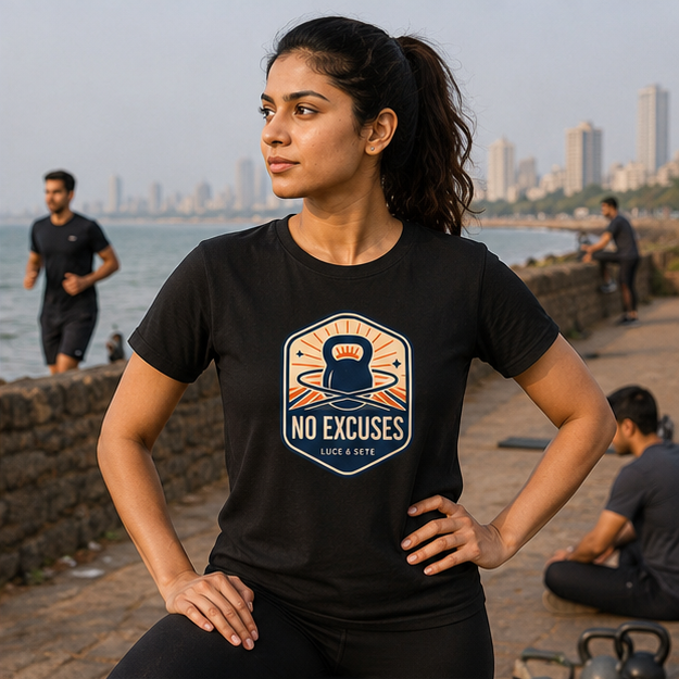 LUCE & SETE GPT mockup 1 - No Excuses Fitness Graphic T-Shirt for Men & Women | Motivational Streetwear - 400_9388311445741_unisex-stretch-t-shirt-133_NO_EXCUSES_GRID_20260601_220027_02_row1_col2.png