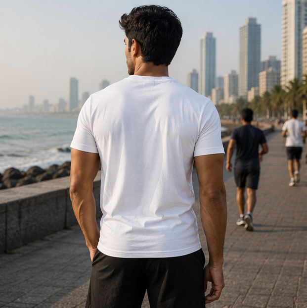 LUCE & SETE GPT mockup 1 - Grit Over Comfort Graphic T-Shirt for Men & Women | Fitness Motivation Streetwear - 405_9388311511277_unisex-stretch-t-shirt-135_NO_EXCUSES_GRID_20260601_221037_03_row2_col1.png