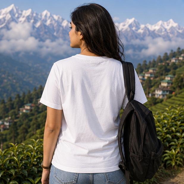 LUCE & SETE GPT mockup 1 - পাহাড়ে গেলে মন ভালো হয় Graphic T-Shirt for Men & Women | Mountain Travel Vibes - 446_9389664960749_unisex-stretch-t-shirt-150_BENGALI_GRID_20260602_093955_03_row2_col1.png