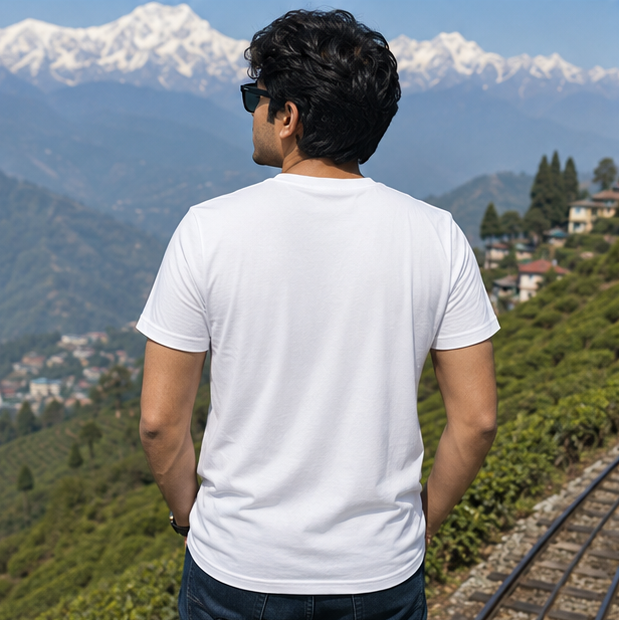 LUCE & SETE GPT mockup 1 - অফিসে আছি, মনে পাহাড়ে Graphic T-Shirt for Men & Women | Bengali Travel Streetwear - 452_9389700940013_unisex-stretch-t-shirt-163_BENGALI_GRID_20260602_104036_03_row2_col1.png