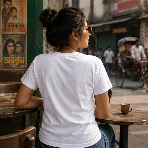 LUCE & SETE GPT mockup 1 - মিটিংয়ে আছি, মনে সান্ডাক্কু Graphic T-Shirt for Men & Women | Bengali Work Humor Streetwear - 455_9389700481261_unisex-stretch-t-shirt-160_BENGALI_GRID_20260602_104924_03_row2_col1.png