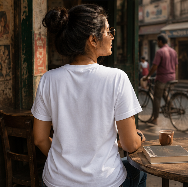 LUCE & SETE GPT mockup 1 - মিটিংয়ে আছি, মনে সান্ডাক্কু Graphic T-Shirt for Men & Women | Bengali Work Humor Streetwear - 455_9389700481261_unisex-stretch-t-shirt-160_BENGALI_GRID_20260602_104924_04_row2_col2.png