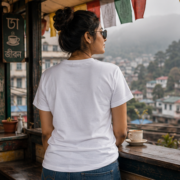 LUCE & SETE GPT mockup 1 - WiFi নেই শান্তি আছে Graphic T-Shirt for Men & Women | Bengali Peace Streetwear - 459_9389699825901_unisex-stretch-t-shirt-156_BENGALI_GRID_20260602_110221_03_row2_col1.png