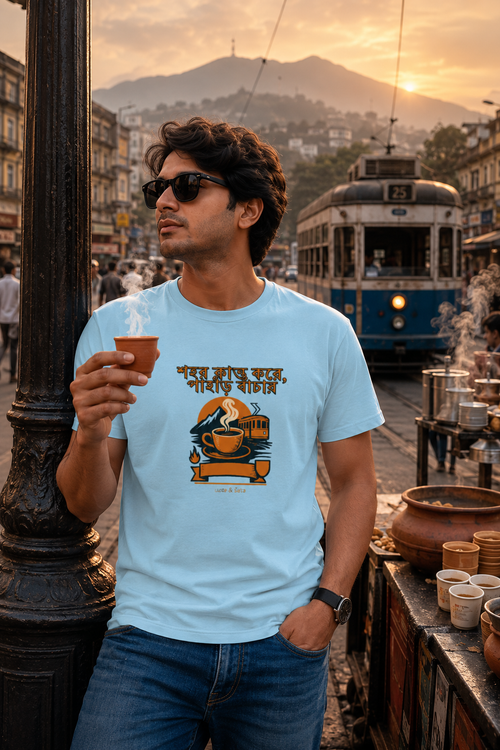 LUCE & SETE GPT mockup 1 - City Hustle & Mountain Calm Classic Graphic T-Shirt for Men | Bengali Pride Streetwear - 470_9391403696365_unisex-classic-crew-t-shirt-48_BENGALI_front_HERO_20260605_080526.png