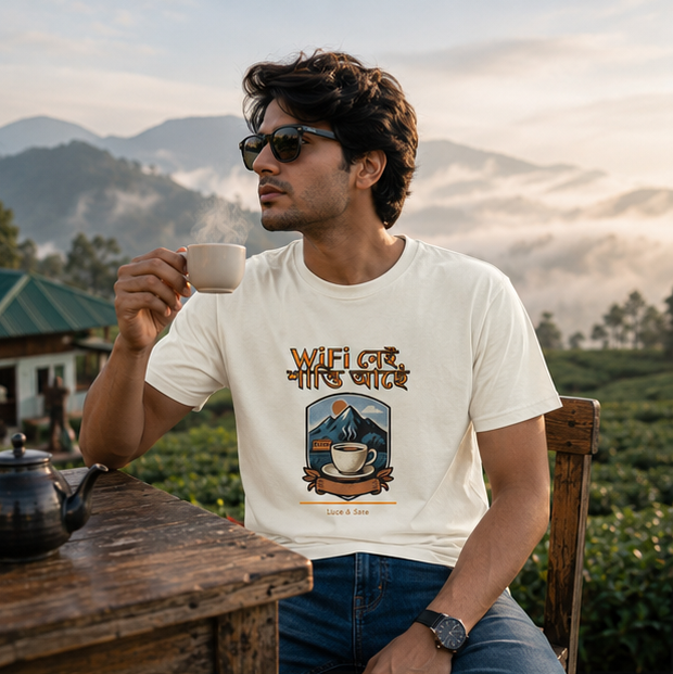 LUCE & SETE GPT mockup 1 - WiFi নেই শান্তি আছে Classic Graphic T-Shirt for Men | Bengali Peace Statement - 470_9391404089581_unisex-classic-crew-t-shirt-49_BENGALI_GRID_20260605_080646_01_row1_col1.png