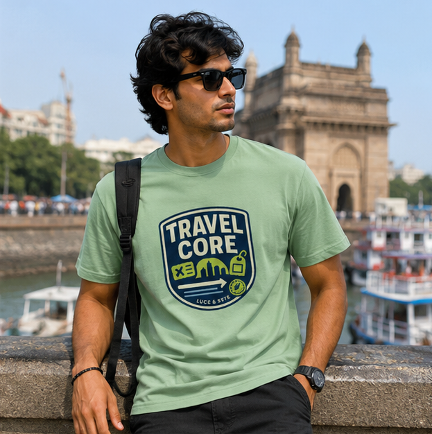 LUCE & SETE GPT mockup 1 - Travel Core Classic Graphic T-Shirt for Men | Adventure & Freedom Streetwear - 473_9391064973549_unisex-classic-crew-t-shirt-29_TRAVEL_GRID_20260604_212221_02_row1_col2.png