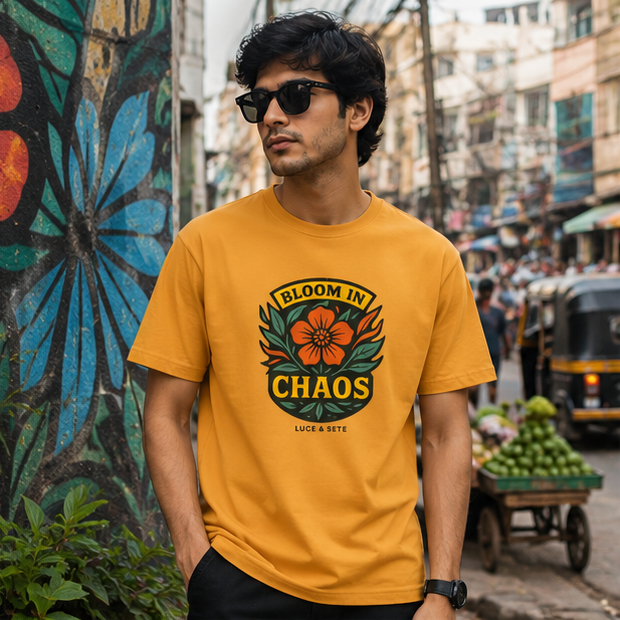 LUCE & SETE GPT mockup 1 - Bloom in Chaos Classic Graphic T-Shirt for Men | Resilience Streetwear - 476_9390577385709_unisex-classic-crew-t-shirt_TRAVEL_GRID_20260603_222710_01_row1_col1.png
