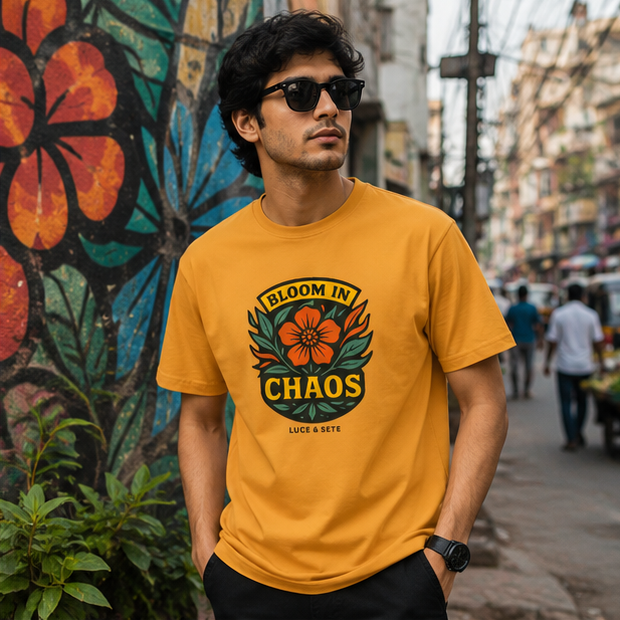 LUCE & SETE GPT mockup 1 - Bloom in Chaos Classic Graphic T-Shirt for Men | Resilience Streetwear - 476_9390577385709_unisex-classic-crew-t-shirt_TRAVEL_GRID_20260603_222710_02_row1_col2.png