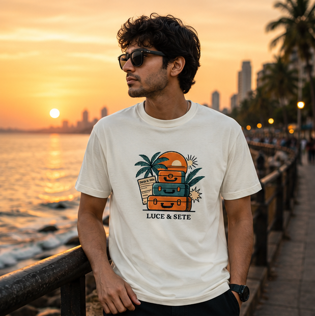 LUCE & SETE GPT mockup 1 - Vintage Luggage Travel Graphic Classic T-Shirt for Men | Freedom Travel Streetwear - 476_9390787690733_unisex-classic-crew-t-shirt-4_TRAVEL_GRID_20260603_223325_01_row1_col1.png