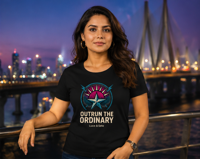 LUCE & SETE GPT mockup 1 - Outrun The Ordinary Classic Graphic T-Shirt for Women | Motivational Streetwear - 476_9390870954221_womens-classic-t-shirt-6_TRAVEL_GRID_20260604_075929_02_row1_col2.png