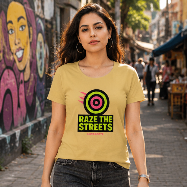 LUCE & SETE GPT mockup 1 - Raze The Streets Classic Graphic T-Shirt for Women | Bold Urban Streetwear - 476_9390871937261_womens-classic-t-shirt-16_TRAVEL_GRID_20260604_005121_01_row1_col1.png
