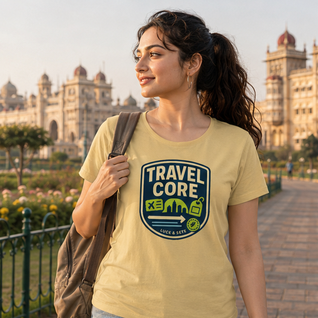LUCE & SETE GPT mockup 1 - Travel Core Classic Graphic T-Shirt for Women | Adventure & Freedom Streetwear - 476_9390894121197_womens-classic-t-shirt-30_TRAVEL_GRID_20260604_081739_01_row1_col1.png