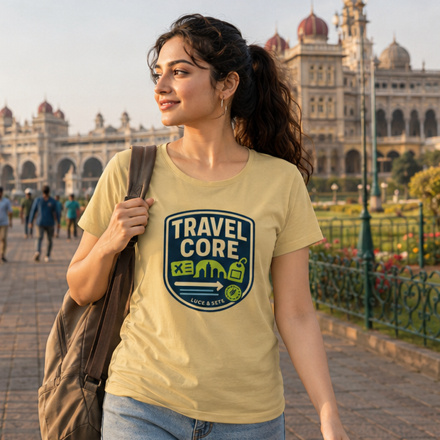 LUCE & SETE GPT mockup 1 - Travel Core Classic Graphic T-Shirt for Women | Adventure & Freedom Streetwear - 476_9390894121197_womens-classic-t-shirt-30_TRAVEL_GRID_20260604_081739_02_row1_col2.png