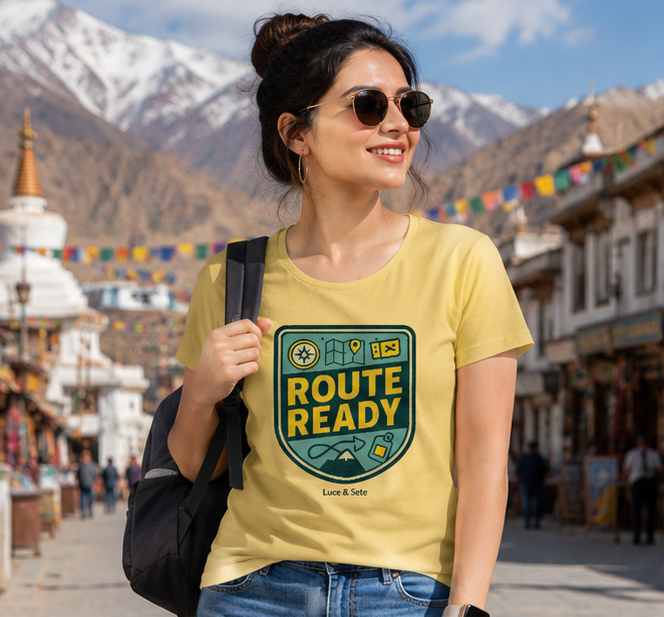 LUCE & SETE GPT mockup 1 - Route Ready Classic Graphic T-Shirt for Women | Travel Adventure Streetwear - 476_9390894219501_womens-classic-t-shirt-31_TRAVEL_GRID_20260604_115126_01_row1_col1.png