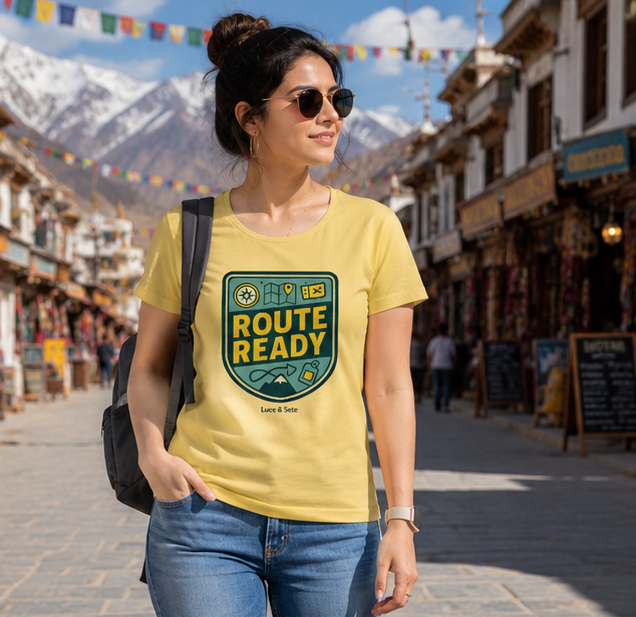 LUCE & SETE GPT mockup 1 - Route Ready Classic Graphic T-Shirt for Women | Travel Adventure Streetwear - 476_9390894219501_womens-classic-t-shirt-31_TRAVEL_GRID_20260604_115126_02_row1_col2.png