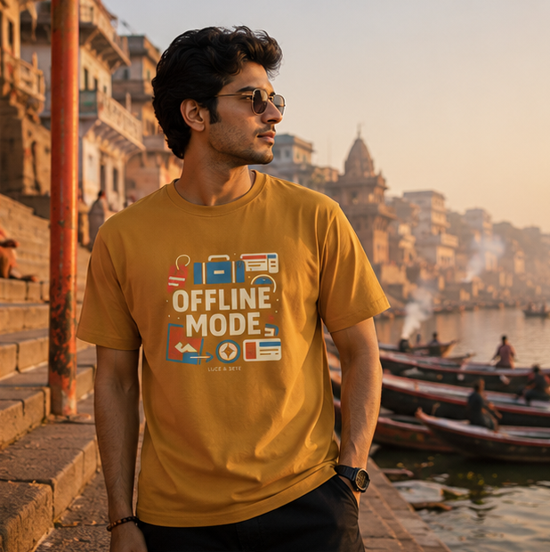 LUCE & SETE GPT mockup 1 - Offline Mode Classic Graphic T-Shirt for Men | Travel Freedom Streetwear - 476_9391065071853_unisex-classic-crew-t-shirt-32_TRAVEL_GRID_20260604_222630_02_row1_col2.png