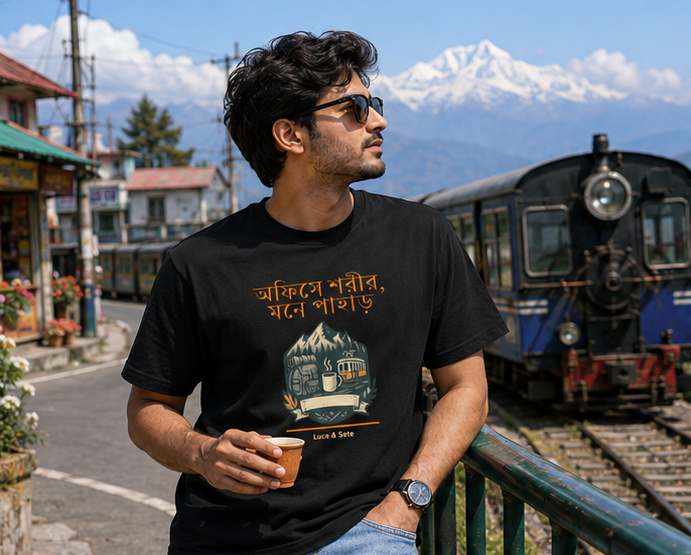 LUCE & SETE GPT mockup 1 - অফিসে শরীর মনে পাহাড় Classic Graphic T-Shirt for Men | Bengali Travel Streetwear - 476_9391314600173_unisex-classic-crew-t-shirt-40_BENGALI_GRID_20260604_233811_01_row1_col1.png
