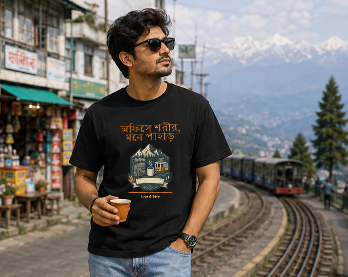 LUCE & SETE GPT mockup 1 - অফিসে শরীর মনে পাহাড় Classic Graphic T-Shirt for Men | Bengali Travel Streetwear - 476_9391314600173_unisex-classic-crew-t-shirt-40_BENGALI_GRID_20260604_233811_02_row1_col2.png