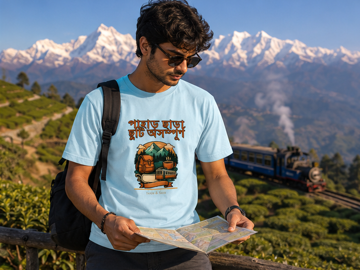 LUCE & SETE GPT mockup 1 - পাহাড় ছাড়া ছুটি অসম্পূর্ণ Classic Graphic T-Shirt for Men | Bengali Travel Statement - 476_9391314862317_unisex-classic-crew-t-shirt-45_BENGALI_GRID_20260604_234855_02_row1_col2.png