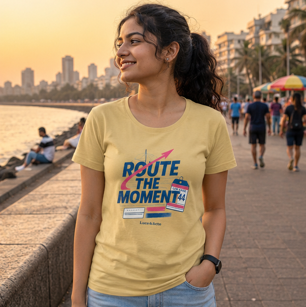 LUCE & SETE GPT mockup 1 - Route The Moment Classic Graphic T-Shirt for Women | Travel Freedom Streetwear - 478_9390890549485_womens-classic-t-shirt-10_TRAVEL_GRID_20260604_011559_02_row1_col2.png