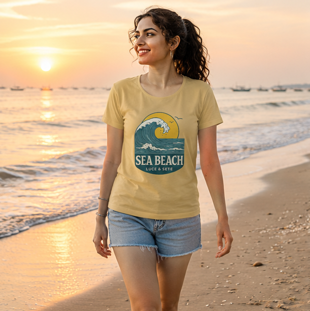 LUCE & SETE GPT mockup 1 - Sea Beach Classic Graphic T-Shirt for Women | Coastal Travel Streetwear - 482_9390891499757_womens-classic-t-shirt-18_TRAVEL_GRID_20260604_082057_01_row1_col1.png