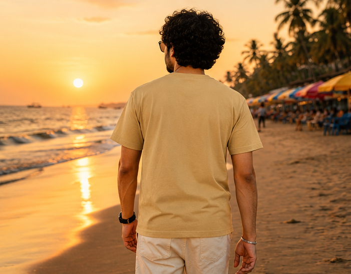 LUCE & SETE GPT mockup 1 - Beach Sunset Classic Graphic T-Shirt for Men | Travel Freedom Streetwear - 483_9391064514797_unisex-classic-crew-t-shirt-18_TRAVEL_GRID_20260604_213546_03_row2_col1.png