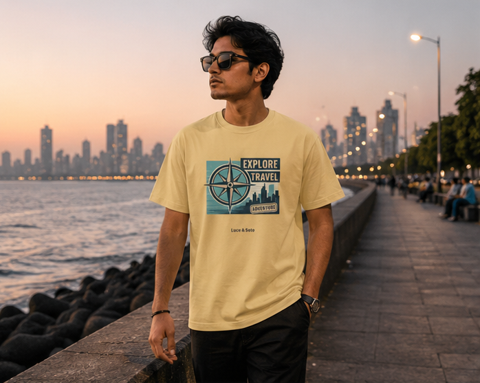 LUCE & SETE GPT mockup 1 - Explore Travel Adventure Classic Graphic T-Shirt for Men | Travel Freedom Streetwear - 489_9390858240237_unisex-classic-crew-t-shirt-6_TRAVEL_GRID_20260603_235516_01_row1_col1.png