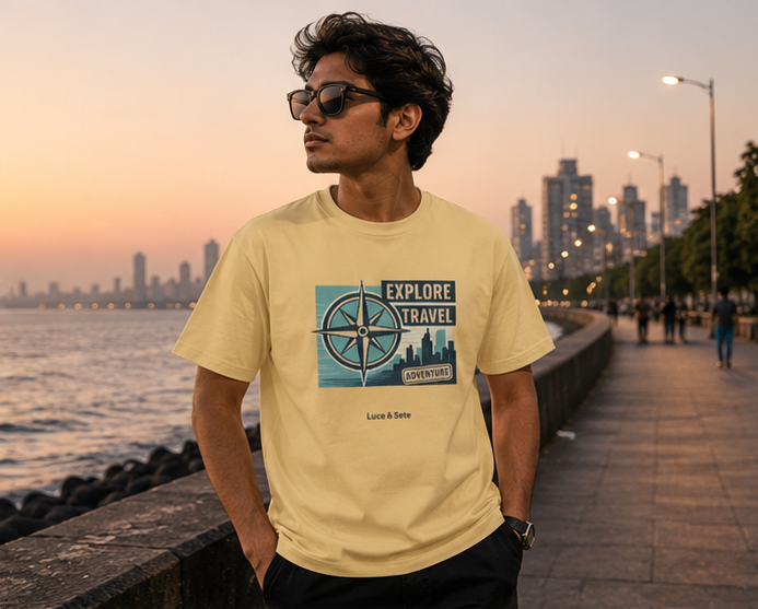 LUCE & SETE GPT mockup 1 - Explore Travel Adventure Classic Graphic T-Shirt for Men | Travel Freedom Streetwear - 489_9390858240237_unisex-classic-crew-t-shirt-6_TRAVEL_GRID_20260603_235516_02_row1_col2.png