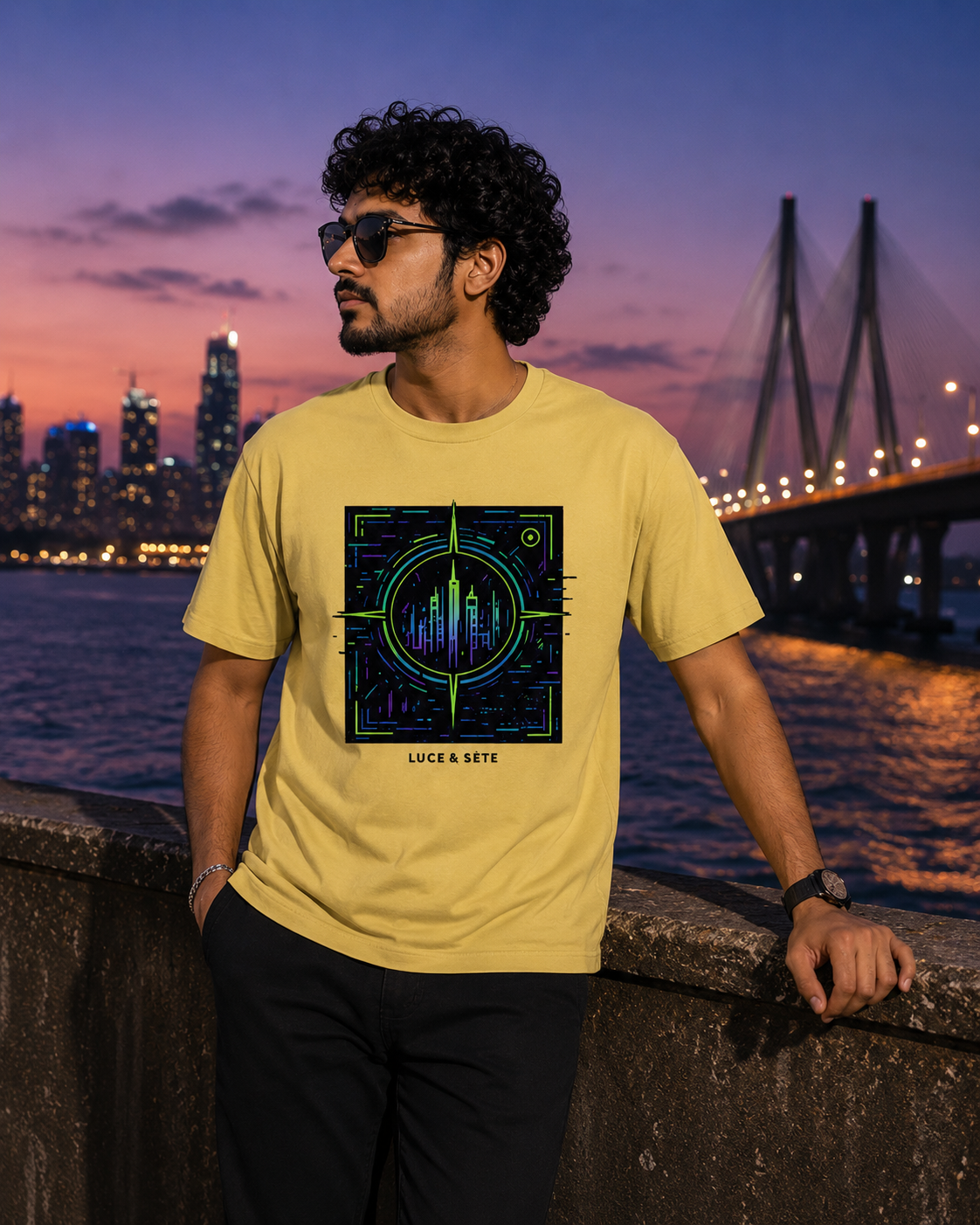LUCE & SETE GPT mockup 1 - Cityscape Compass Classic Graphic T-Shirt for Men | Urban Travel Streetwear - 489_9391064711405_unisex-classic-crew-t-shirt-24_TRAVEL_front_HERO_20260604_214001.png