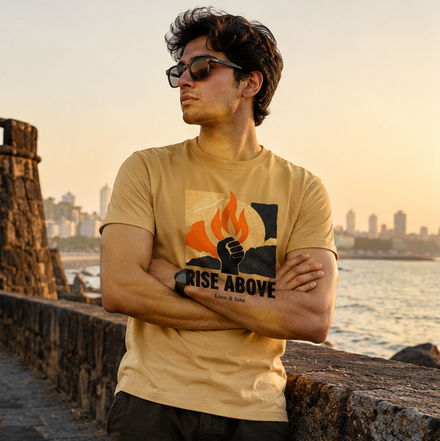LUCE & SETE GPT mockup 1 - Rise Above Classic Graphic T-Shirt for Men | Empowerment Streetwear - 498_9390695547117_unisex-classic-crew-t-shirt-2_TRAVEL_GRID_20260603_224715_01_row1_col1.png