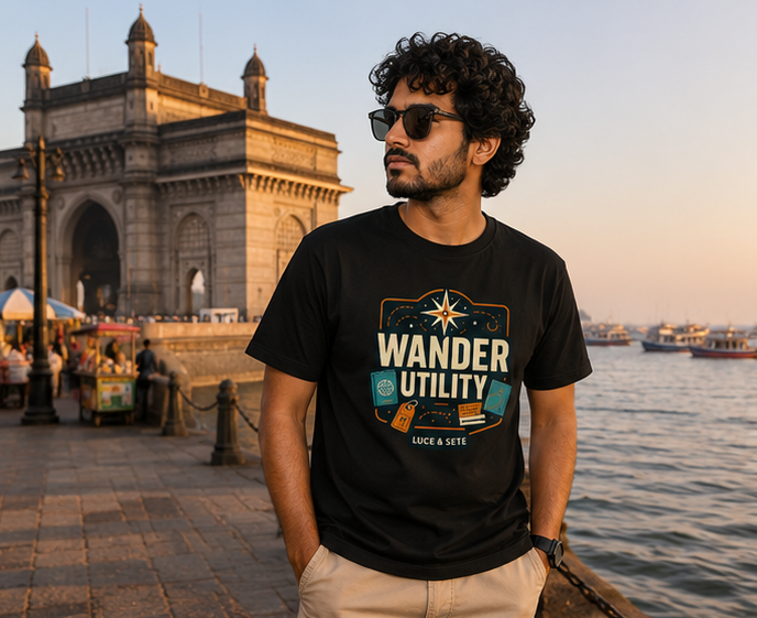 LUCE & SETE GPT mockup 1 - Wander Utility Classic Graphic T-Shirt for Men | Travel Freedom Streetwear - 501_9391064908013_unisex-classic-crew-t-shirt-28_TRAVEL_GRID_20260604_214412_01_row1_col1.png