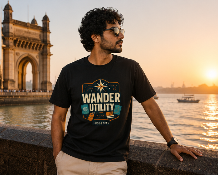 LUCE & SETE GPT mockup 1 - Wander Utility Classic Graphic T-Shirt for Men | Travel Freedom Streetwear - 501_9391064908013_unisex-classic-crew-t-shirt-28_TRAVEL_GRID_20260604_214412_02_row1_col2.png