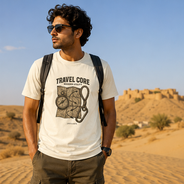 LUCE & SETE GPT mockup 1 - Travel Core Classic Graphic T-Shirt for Men | Adventure Streetwear - 501_9391065235693_unisex-classic-crew-t-shirt-36_TRAVEL_GRID_20260604_224034_02_row1_col2.png