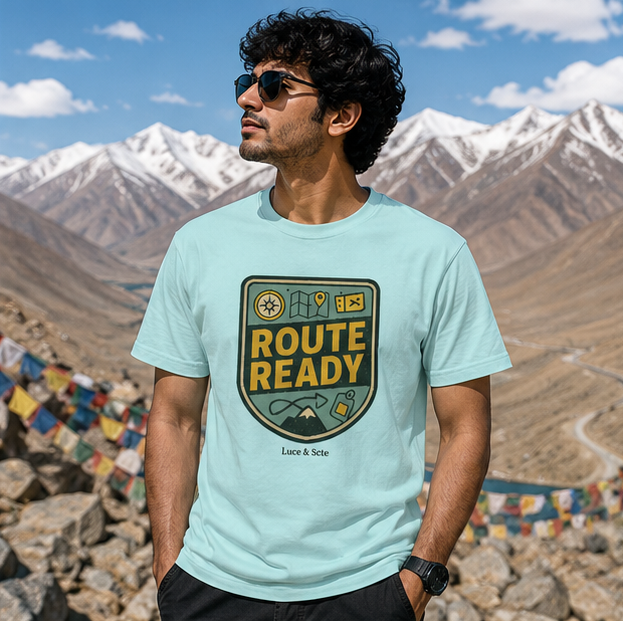 LUCE & SETE GPT mockup 1 - Route Ready Classic Graphic T-Shirt for Men | Travel Adventure Streetwear - 502_9391065006317_unisex-classic-crew-t-shirt-30_TRAVEL_GRID_20260604_224629_02_row1_col2.png